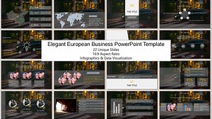 Elegant Business Powerpoint Template: European Design (PPTX, Key) - Etsy Canada