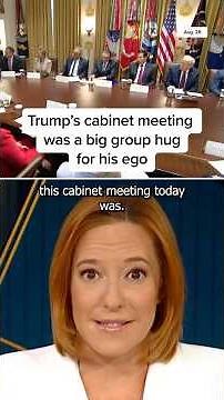 Trump's bizarre suck-up Cabinet meeting defies description