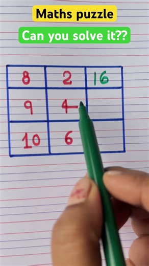 Puzzle challenge #mathspuzzle#puzzle#ytshorts#mathstricks#shorts#viral#maths