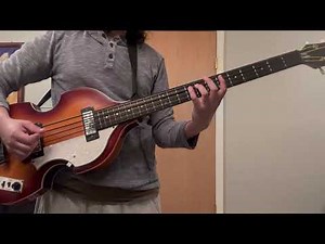 Rotosound 88 (RS88S) Bass Strings on Hofner Bass (Don't Let Me Down- The Beatles)
