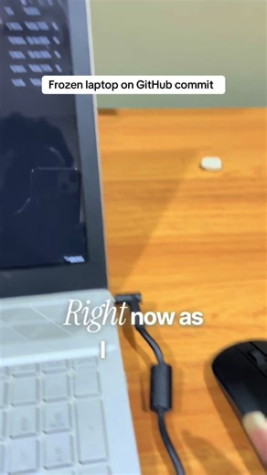 Laptop Frozen During GitHub Commit Process