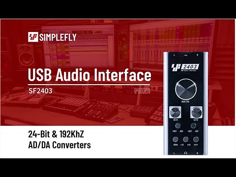 SimpleFly SF2403 Mini USB Audio Interface Review