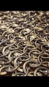 How to make Riveted Chainmail using Bronze Wire | Medieval Armor | DIY (Part 1)