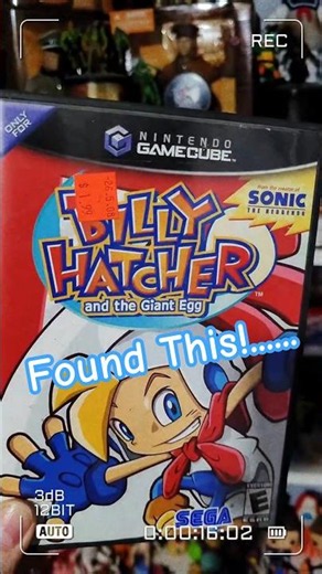 Found This! Gamecube Video Game Billy Hatcher 😲