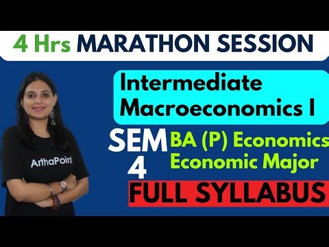 FULL SYLLABUS REVISION: Intermediate Macroeconomics SEM 4 BA(P) Economics MAJOR DU | ECO MAJOR SEM 4