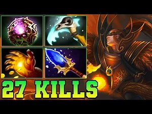 27 Kills Invoker Dota 2 Gameplay Guide Combo Mid Spells Pro Beginner Tutorial 7.39