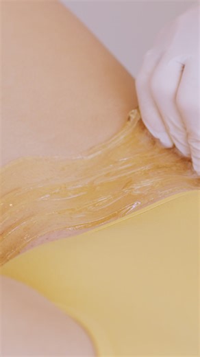 ✨ Nervous about your first time? We got you. Our bikini sugaring service is quick, gentle, and body-positive. You’re in good hands. 💛 #FirstTimeSugaring #BodyPositiveBeauty | sugaringLA