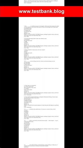 Test Bank for Criminal Justice Today An Introductory Text for the 21st Century 14th Edition by Schma