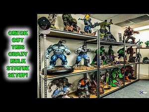 Custom HULK STATUES! Red, Green, Grey, Compound!