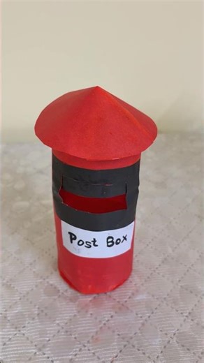 Paper craft post box DIY!