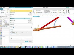 NX Motion Simulation 3.5 - Spring element
