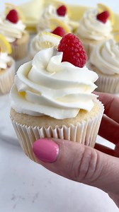 Lemon raspberry cupcakes! Recipe on my blog! Click in the photo linked in my profile! #lemon #raspberry | Cake Me Home Tonight
