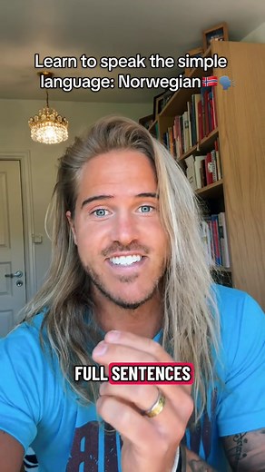 The most simple language in the world?🇳🇴👀 You’ll be fluent in no time🤌 #norwegianlanguage #mrscandinavia #thegoodthing #jordal