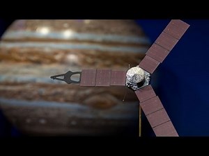 NASA's unmanned Juno spacecraft orbits Jupiter