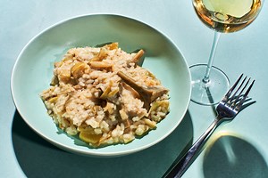 Salt Cod and Artichoke Risotto Recipe
