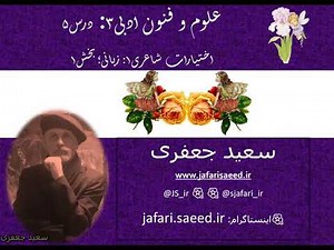علوم و فنون ادبی3 درس5 بخش1 (اختیار زبانی)
