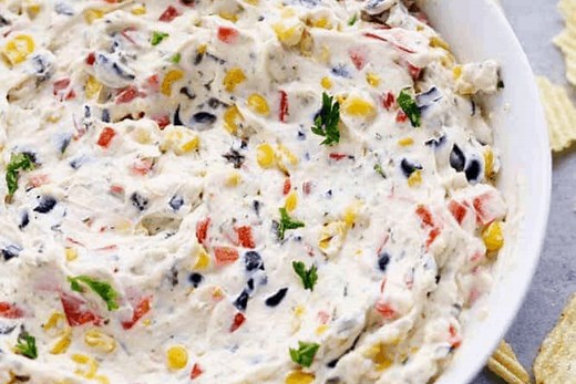 Loaded Creamy Ranch Dip (Poolside Dip) - The Recipe Critic