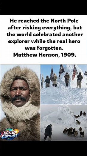 He reached the North Pole first. But history gave the credit to someone else. 🤯#ArcticExplorer#Viral
