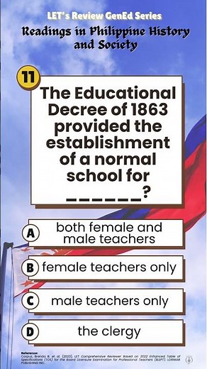 Q11: Readings in Philippine History & Society | LET's Review GenEd