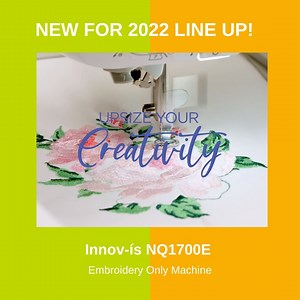 91 reactions · 18 comments | Three features to know about the NQ1700E Embroidery Machine: 1️⃣ Over 250 built-in embroidery designs 2️⃣ 6" x 10" embroidery area 3️⃣ 4.85" color LCD touch screen display What NQ1700E questions do you have for us? Give us a shout in the comments below. Learn more: https://bit.ly/3jDFrbo | Brother Sews | Facebook