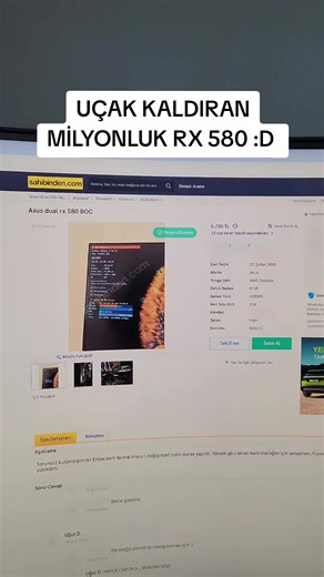 Uçak Kaldıran Milyonluk RX 580 ile Gaming Deneyimi