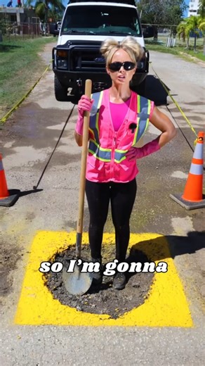 LouisAyy on Instagram: "She fixes roads now... Video Credit: _the_clean_girl (TikTok) #reels #reelsfeed #instagramreels #cringe #thecleangirl #comedy #funny"