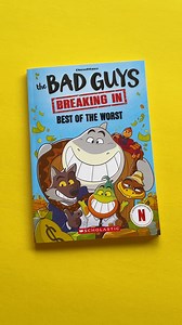 Your kid will be completely obsessed with these new chapter books. See if you can guess the titles before they do! 📕 The Bad Guys TV: Best of the Worst 📘 The Terrible Trio: The (Not So) Superheroes by Swapna Haddow, illustrated by Minky Stapleton 📗 Goosebumps House of Shivers #4: Say My Name! Say My Name! by R.L. Stine | Scholastic