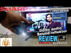 Review Tv sharp 32 inchi Lc-32sa4102i analogtv