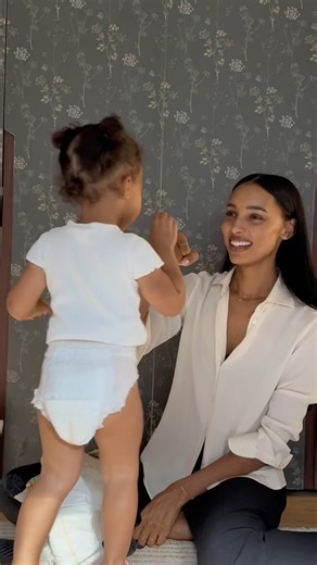 Jasmine Tookes on Instagram: "Potty training is such a tough transition, but @Coterie’s The Pant has made Mia Victoria’s journey so much easier! She loves being able to pull them up and down on her own, and seeing how proud she is makes it all worth it 🤎"