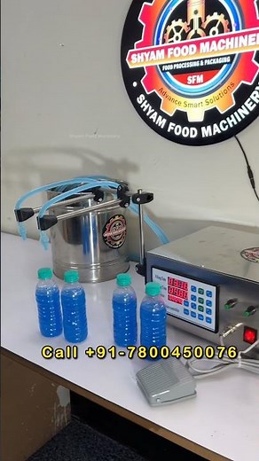 Floor Cleaner Filling Machine | Automatic Filling | Manual Bottle Capping Machine #yt #waterbottle