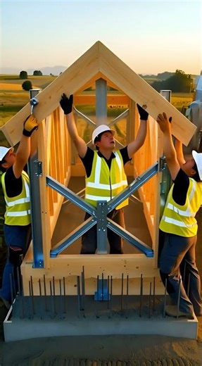 Hybrid Barn Home Construction Timelapse