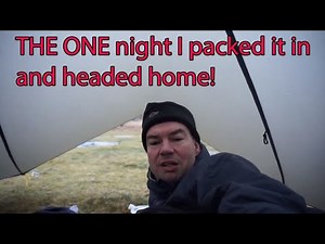 The Night I ABANDONED a FLOODED camp and headed home on Dartmoor Dec 2013