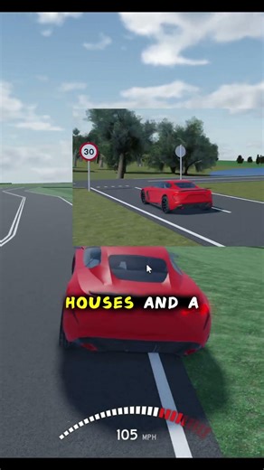 This Roblox Driving Game Has INFINITE Roads In ALL Directions #roblox #racing #proceduralgeneration