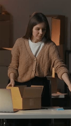 clip-4027039113-young-woman-packing-cardboard-shipping-box-desk