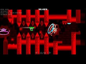 ''Bloodbath'' 100% by Riot & More (First Extreme) Geometry Dash