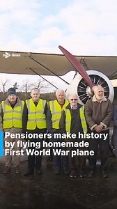 A group of pensioners from East Lothian have made history and fulfilled a 24-year dream by flying a homemade replica of an iconic First World War plane. Many of the volunteers at the Aviation Preservation Society of Scotland (APSS), based near East Fortune, are in their twilight years but have spent their retirement painstakingly constructing the Sopwith 1 1/2 Strutter plane from scratch. It’s the only flying Strutter in the world. Seeing the Sopwith, nicknamed Sophie, take to the skies, APSS ch