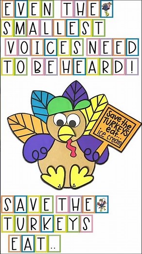 Turk & Runt Read Aloud Book Companion Thanksgiving Save the Turkeys