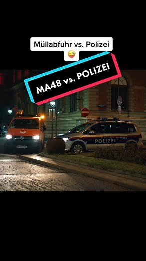 Austrian police car responding with lights and sirens in Vienna.🚨 Und an die Sherlocks 🕵️‍♂️: ja, es könnte durchaus ein Sound sein. Das sind die Grundfunktionen von Tik Tok🙃 #wien #esterreicherr #polizei