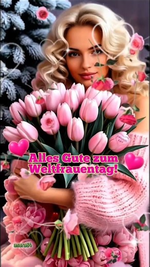 #frauentag #weltfrauentag #8march #rosar2304 #grußkarten #liebegrüße #grüße #deutsch #fürdich