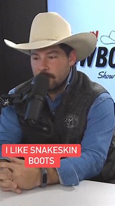 I like to stand out and a pair of snakeskin boots will help you do that. #thewealthycowboyshow #thewealthycowboy #cowboyboots #cowboy #boots #westernwear #westernfashion #snakeskin | Crockett Carothers