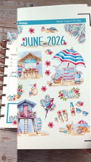 Perfect Planner Envy setup for June! #planneraddict #plannercommunity #plannerenvy #planwithme