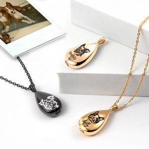 Personalized Cremation Jewelry Pet Urn for Ashes Necklace Pet Urn Necklace for Cat Dog Mom Memorial Gift for Her Engraved Necklace - Etsy