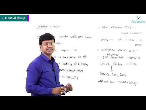 6. Essential Drugs: General Pharmacology Lectures