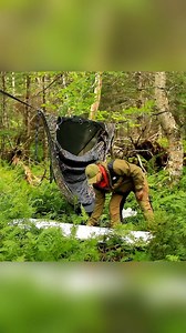 6.3M views · 59K reactions | Camping In Rain And Wind With Hammock Tent. #bushcraftsurvival #build #camp #camping #survival #shelter #wildlife #outdoors #outdoor #viral #fyp #foryou | Caught on Camera | Facebook