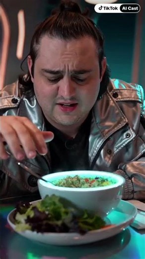 Trying space food come check it out. #ai #aliens #food