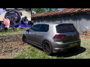 forza horizon 5 - Golf 7 R DSG Sound Exhaust | Logitech G29 Gameplay