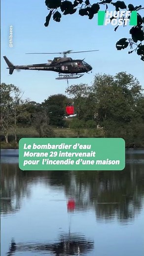 Les images de l’impressionnant crash d’un hélicoptère bombardier d’eau en Bretagne