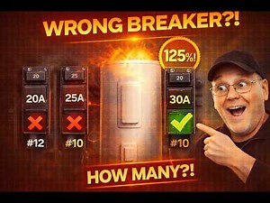 Water Heater Breaker & Wire Size — Most Get This WRONG