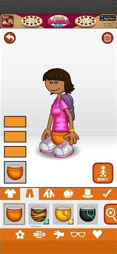 How to make dora the explorer ￼in papa louie pals