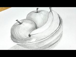 How to Draw Realistic Fruit with Pencil | Still Life Shading Tutorial for Beginners (Part 2)